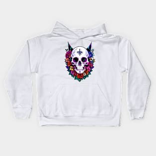 Cyberpunk Flowers Kids Hoodie